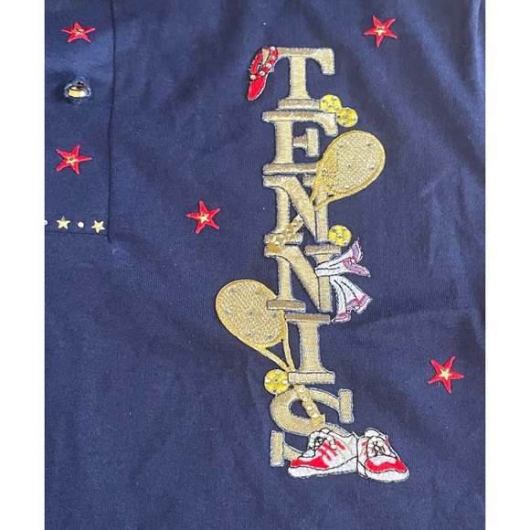 Vintage Island Designs Golf Polo Top, Size Small - Picture 3 of 6